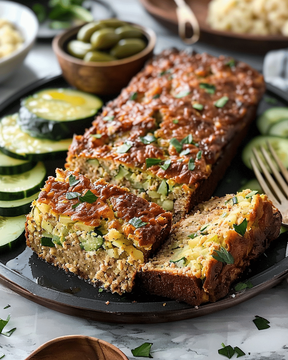 Zucchini Ranch Meatloaf Recipe | Evelyn's Cooking