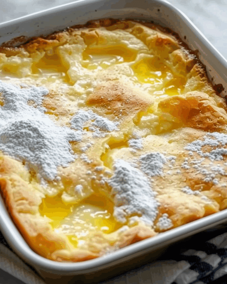 4-Ingredient Lemon Cream Cheese Dump Cake – Bright, Creamy, and Dangerously Easy