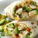 Chicken Avocado Ranch Burritos