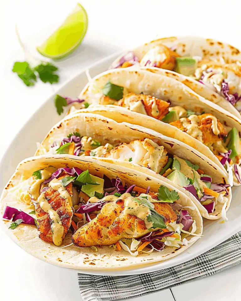 Easy Fish Tacos