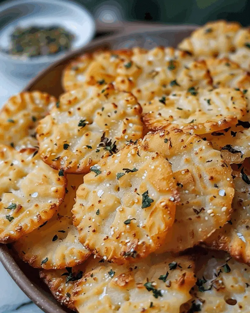 Garlic Ritz Snacks