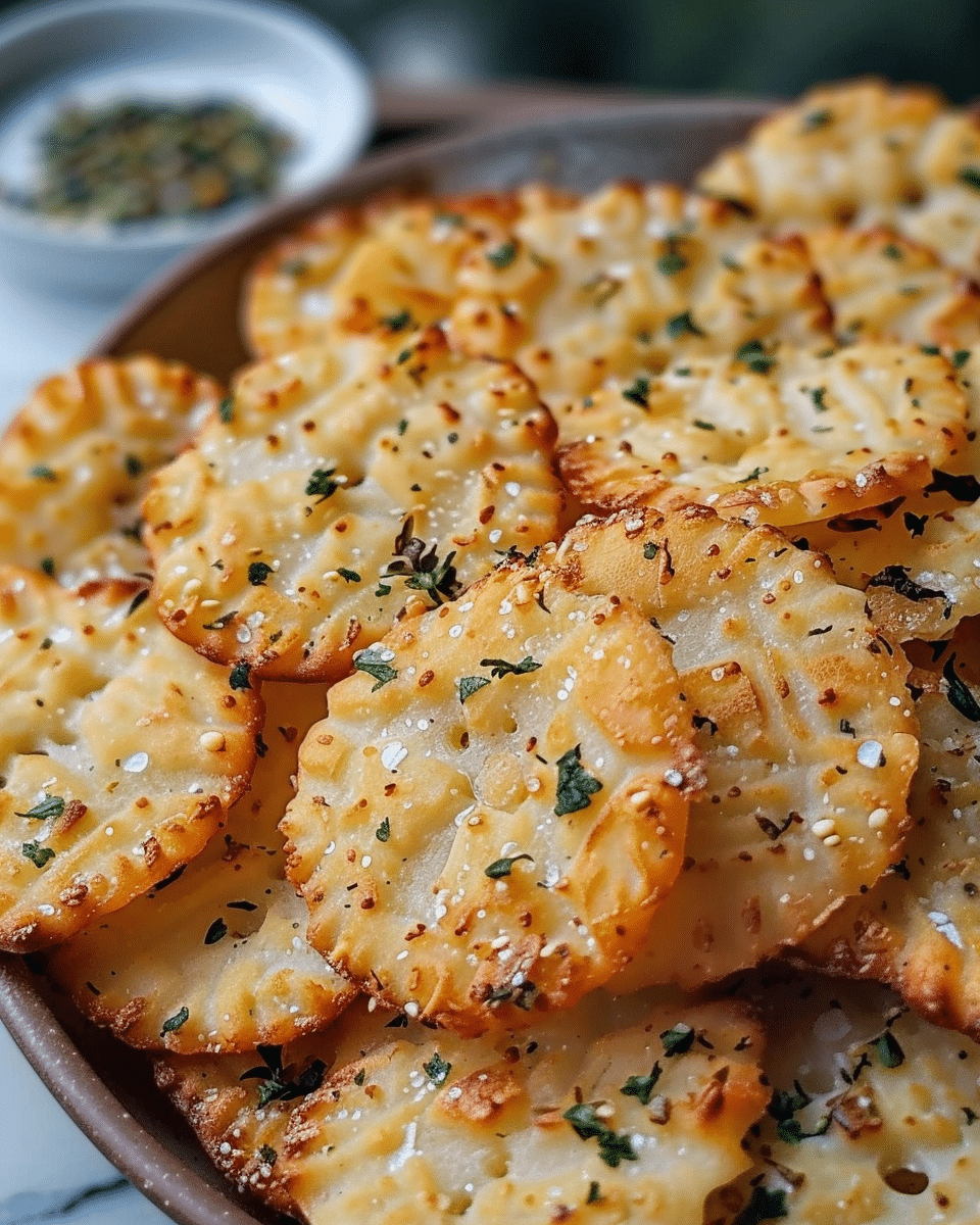 Garlic Ritz Snacks