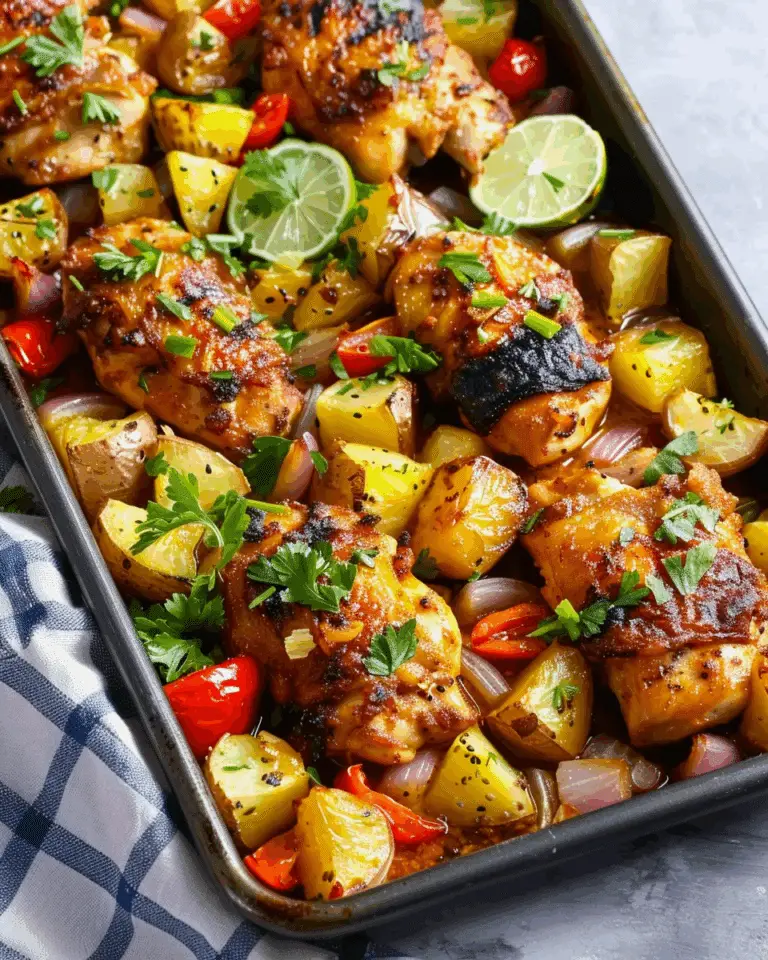 Hawaiian Chicken Sheet Pan