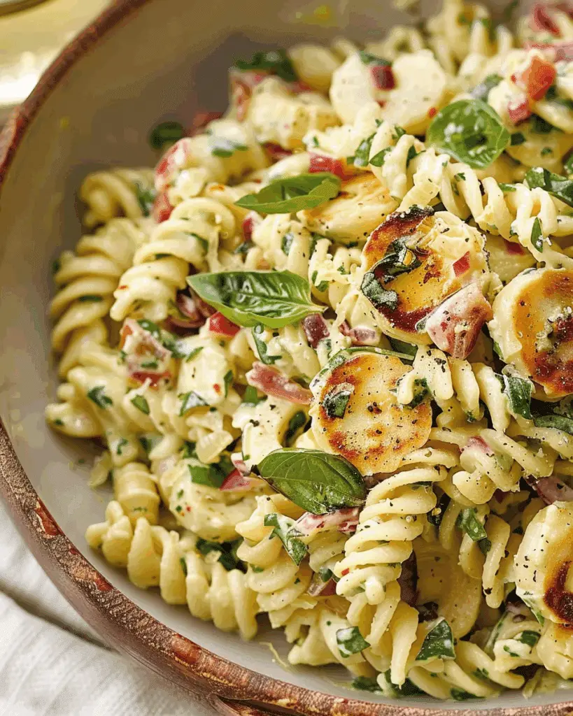 Lemon Basil Pasta Salad
