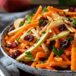 Refreshing Apple Cranberry Carrot Salad