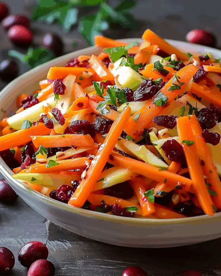Refreshing Apple Cranberry Carrot Salad