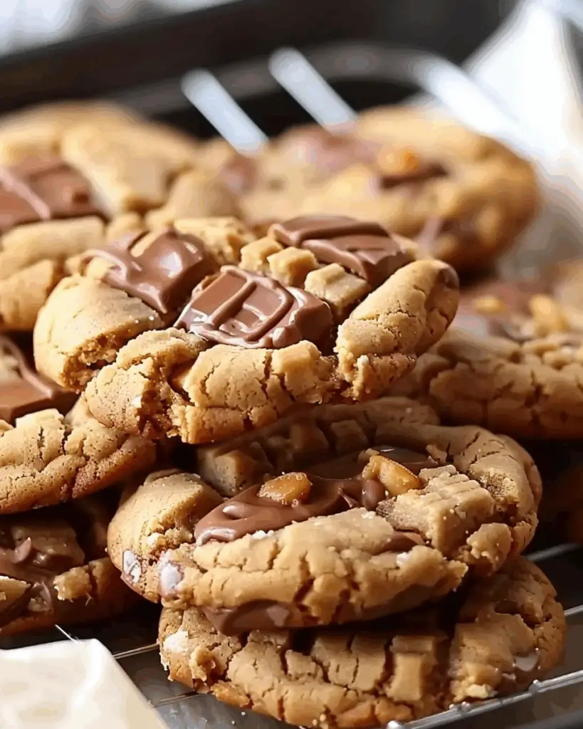 Snickers Peanut Butter Cookies