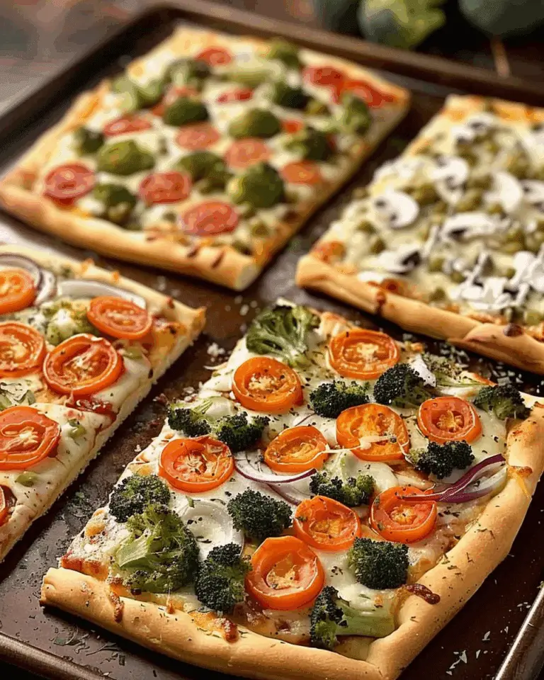 Mini Veggie Pizzas