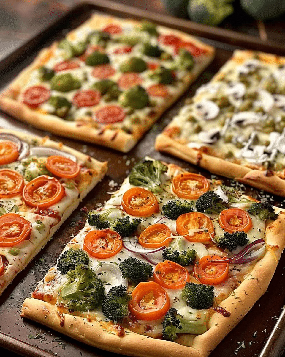 Mini Veggie Pizzas
