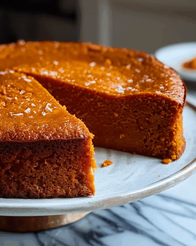 Flourless Sweet Potato Ginger Cake