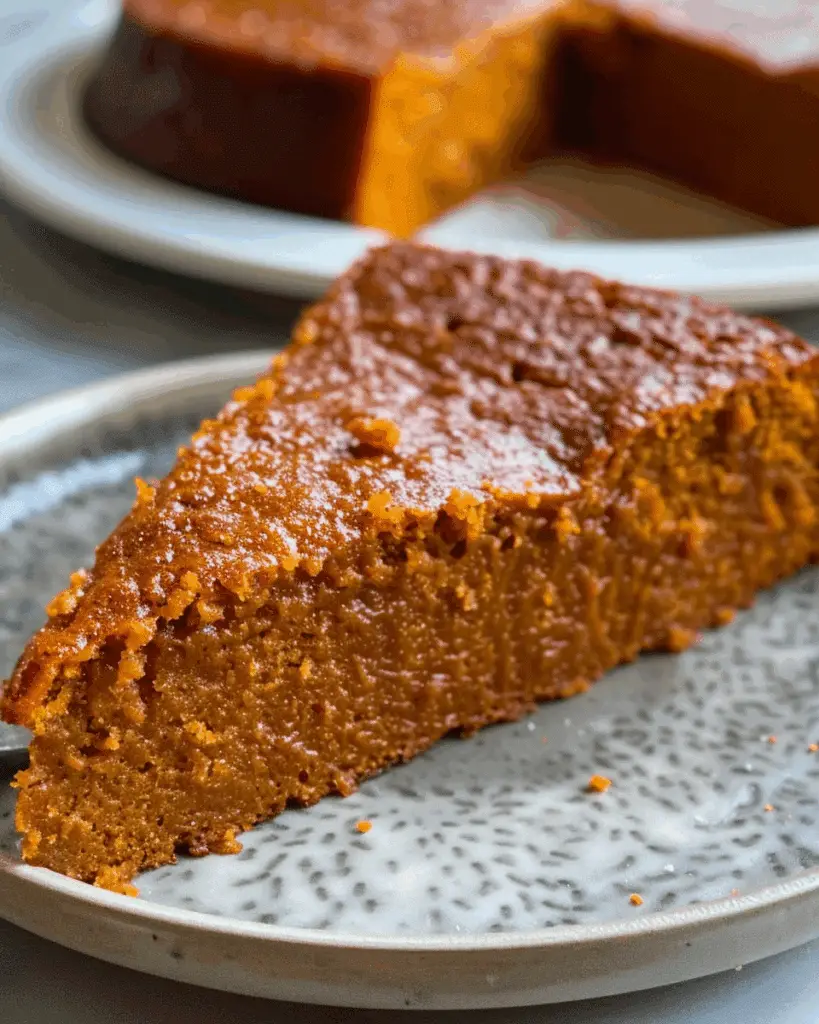 Flourless Sweet Potato Ginger Cake