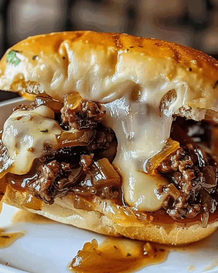 Irresistible French Onion Beef Sloppy Joes