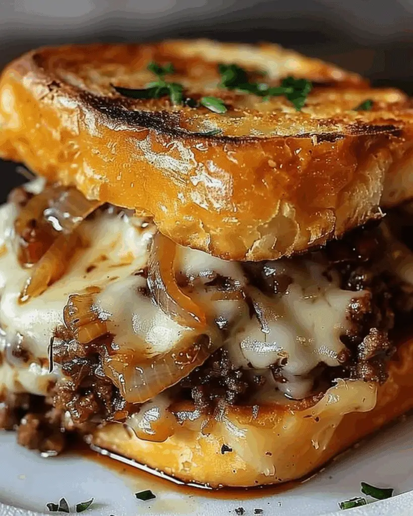 Irresistible French Onion Beef Sloppy Joes