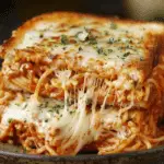 Spaghetti Grilled Cheese