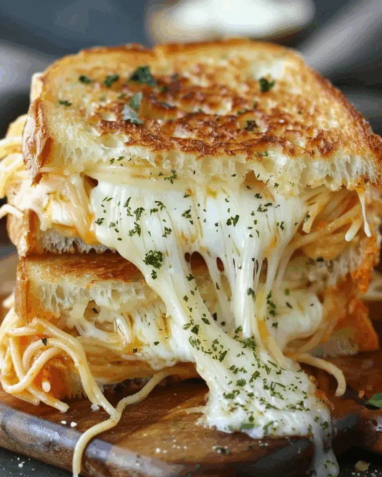 Spaghetti Grilled Cheese