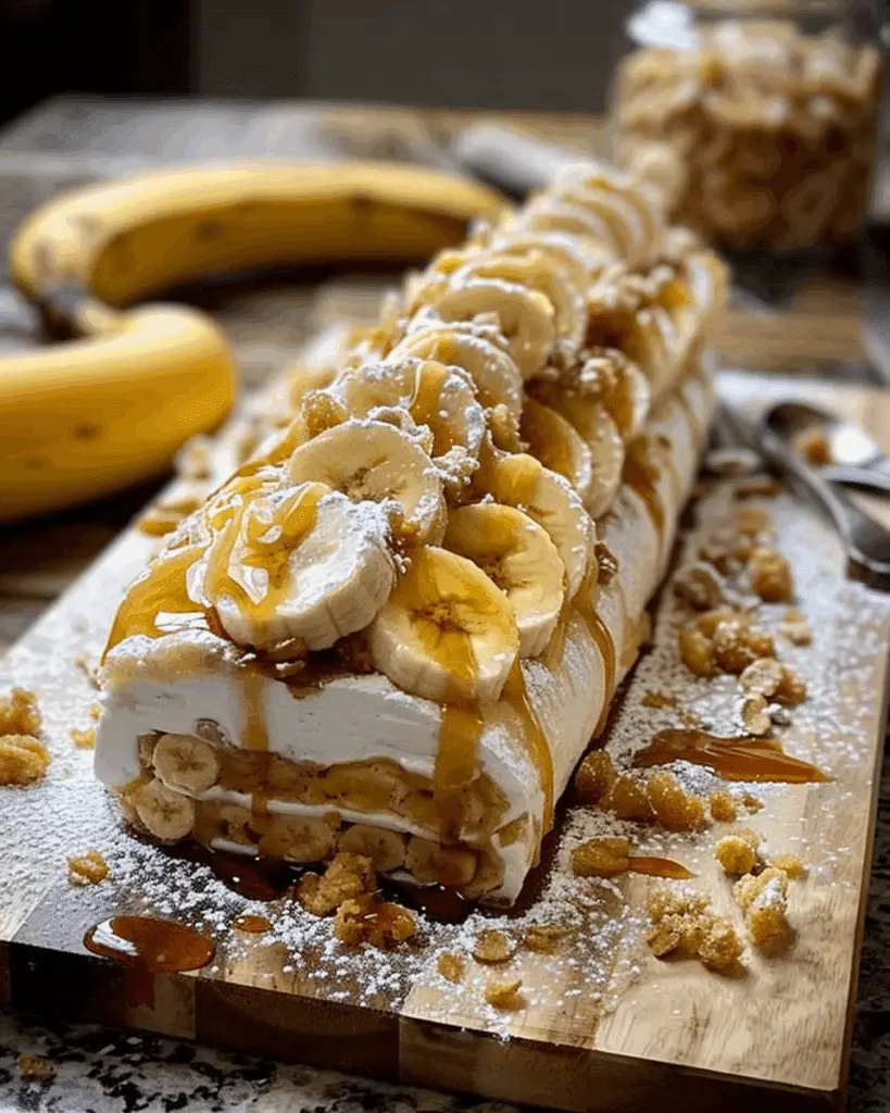 Banana Caramel Roulade