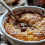 Baked Sticky Rhubarb Pudding