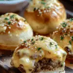 Garlic Parmesan Cheeseburger Bombs
