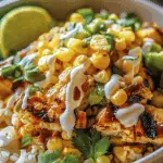 Street Corn Chicken Rice Bowl