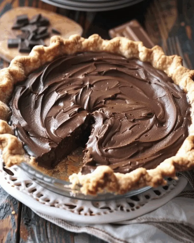 Old Fashioned Chocolate Pie
