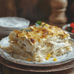 White Chicken Enchilada Casserole