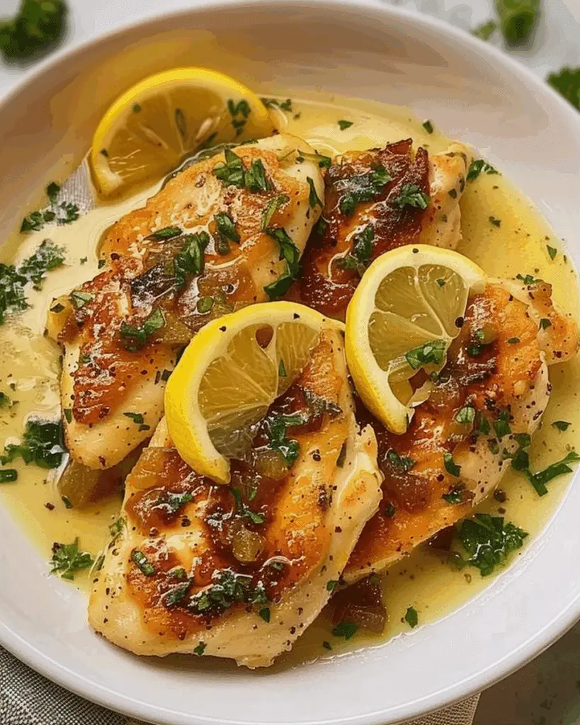 Chicken Piccata with Lemon Sauce