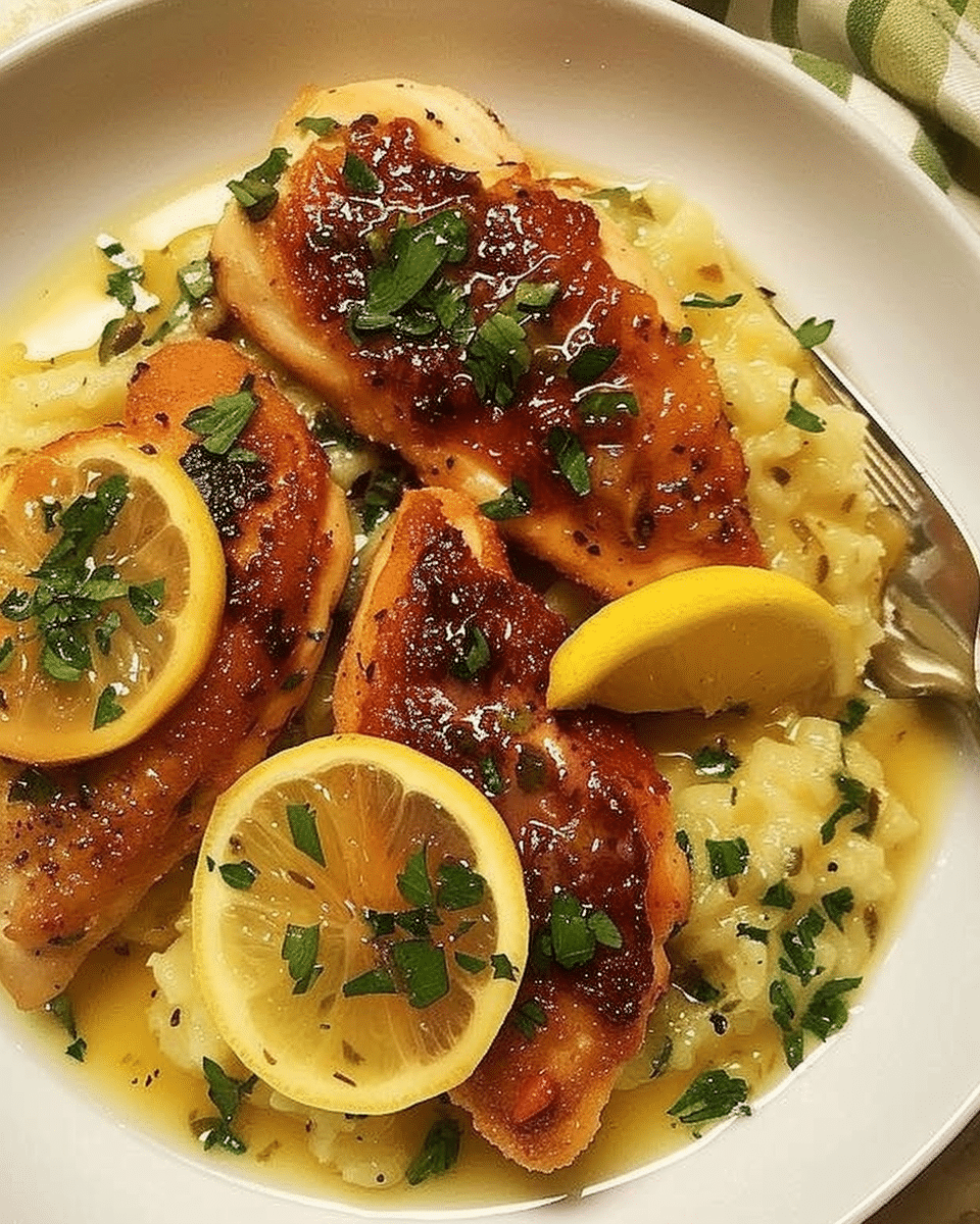 Chicken Piccata with Lemon Sauce
