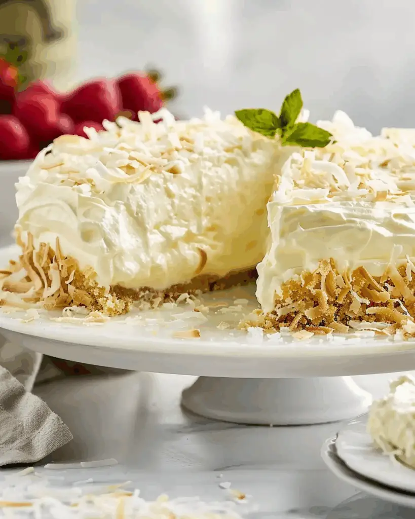 No Bake Coconut Cream Pie