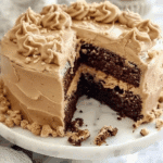 Peanut Butter Cake with Peanut Butter Frosting