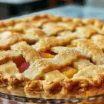 The Best Peach Rhubarb Pie Recipe – A Sweet & Tangy Summer Delight
