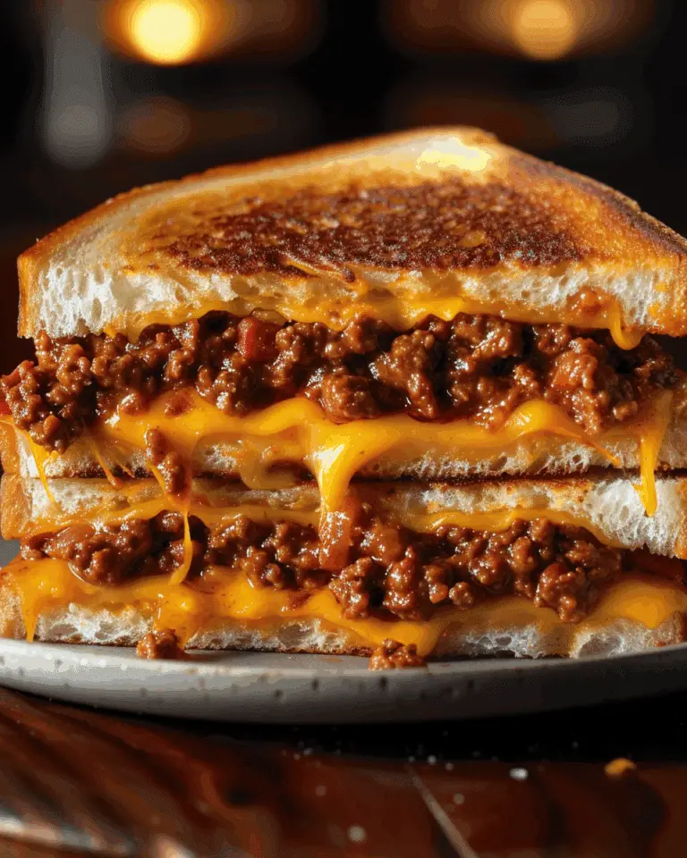 Sloppy Joe Grilled Cheese
