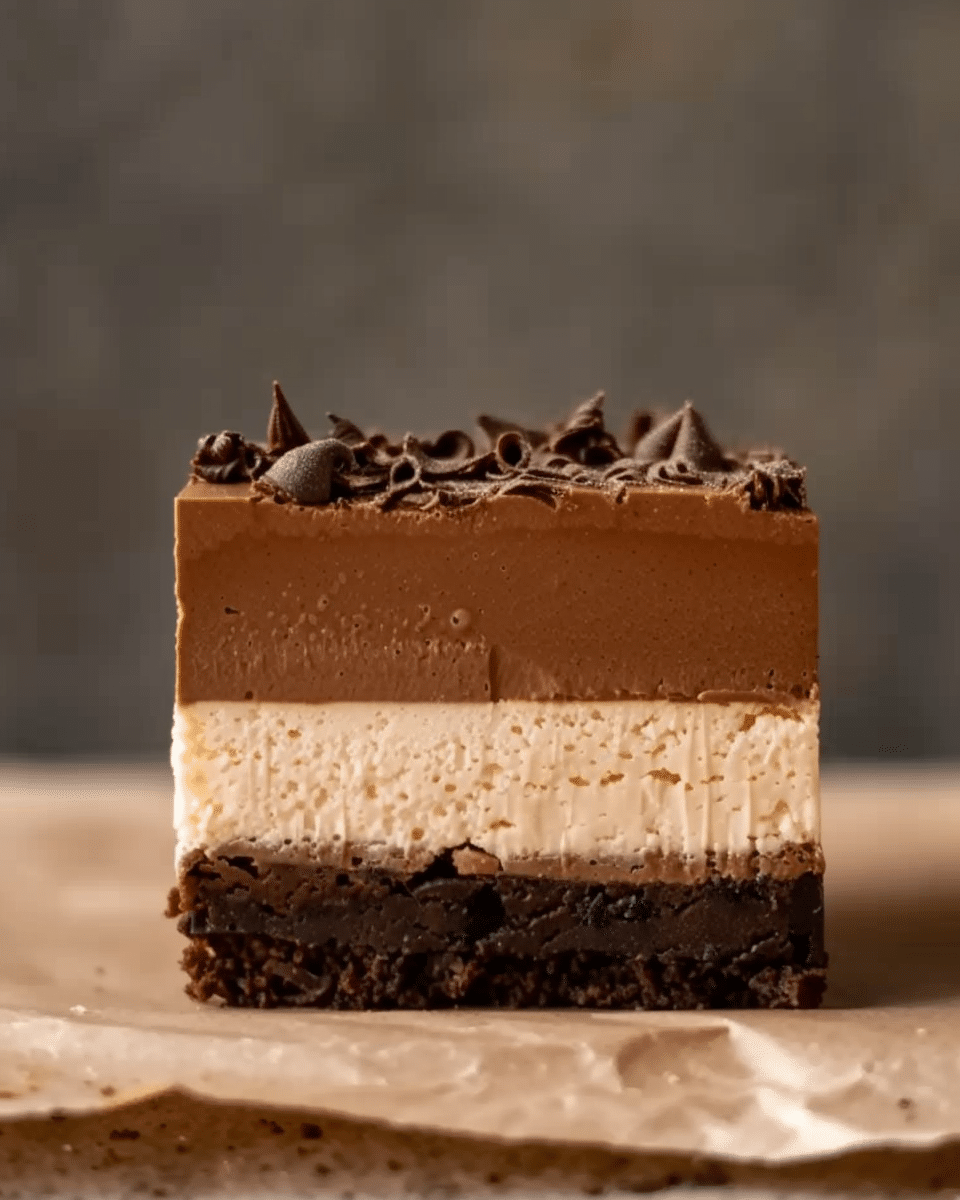 Chocolate Mousse Brownies