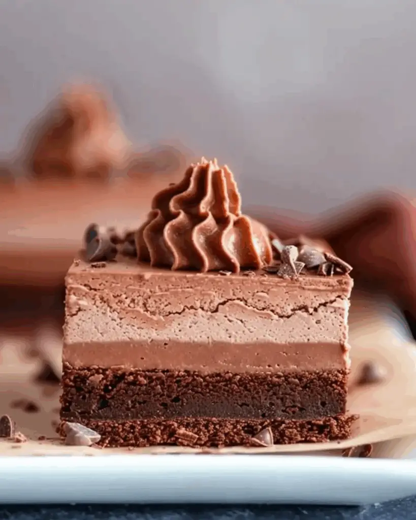 Chocolate Mousse Brownies