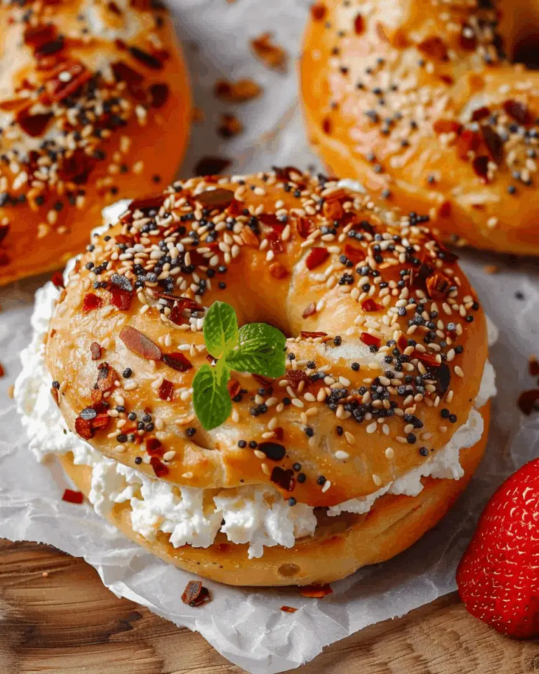High-Protein Cottage Cheese Bagels