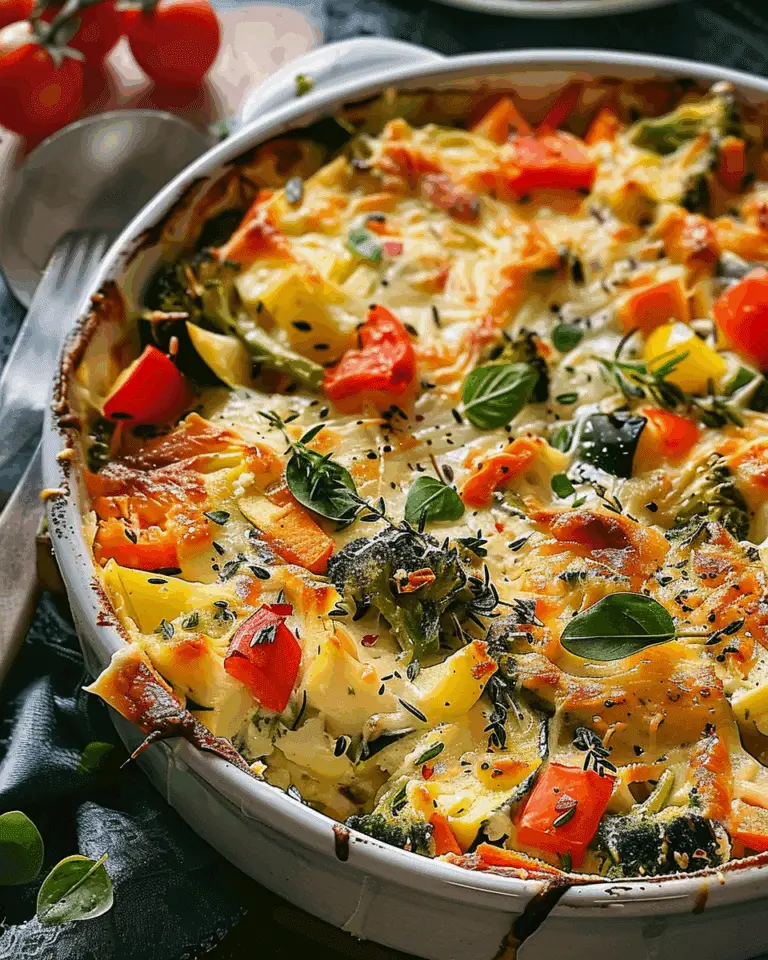 Swiss Cheese Vegetable Casserole Recipe