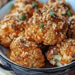 Sweet and Spicy Baked Cauliflower