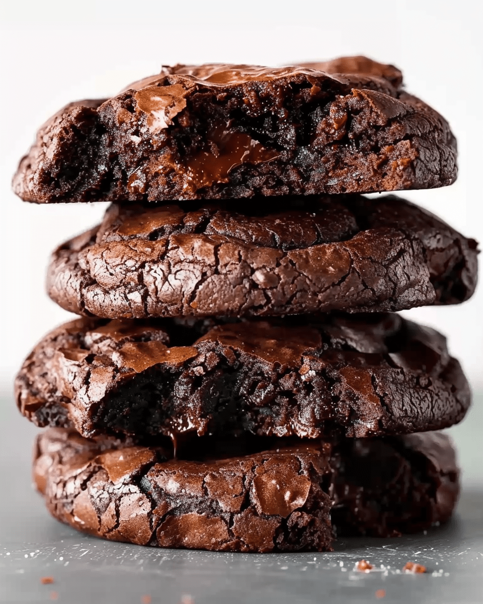 Best Fudgy Chocolate Brownie Cookies