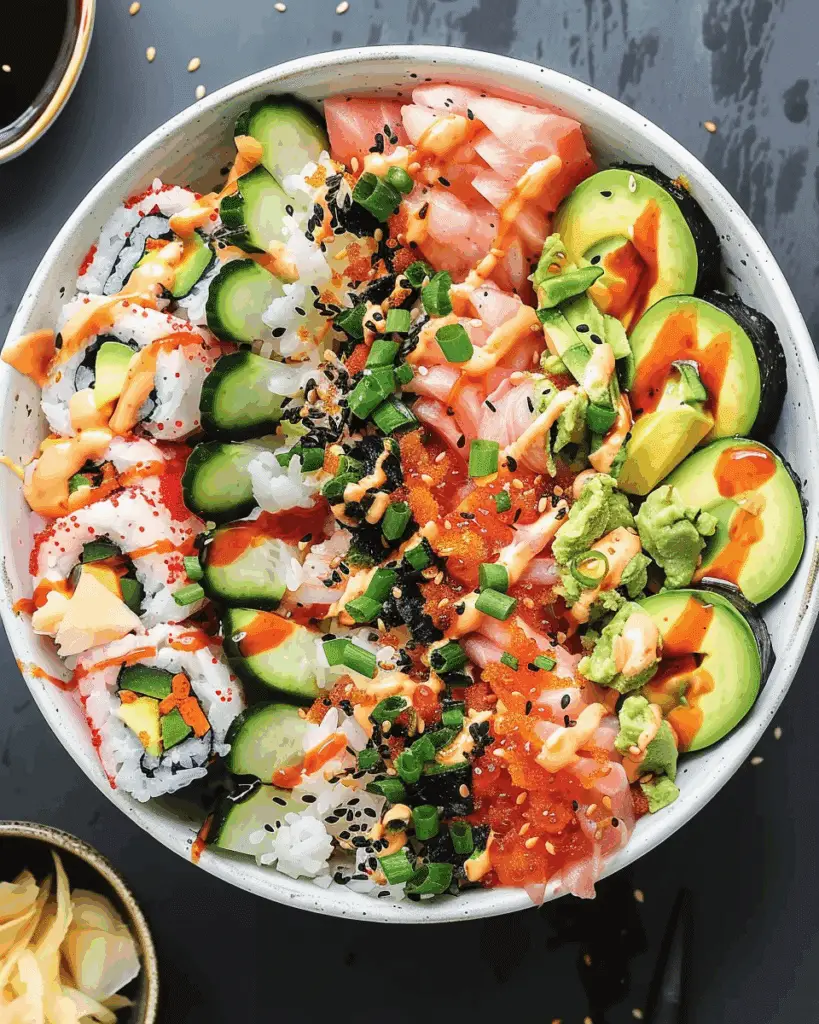 California Roll Sushi Bowls Recipe