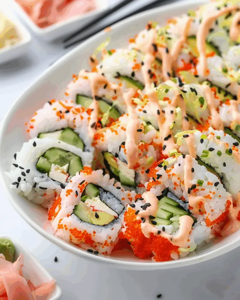 California Roll Sushi Bowls Recipe