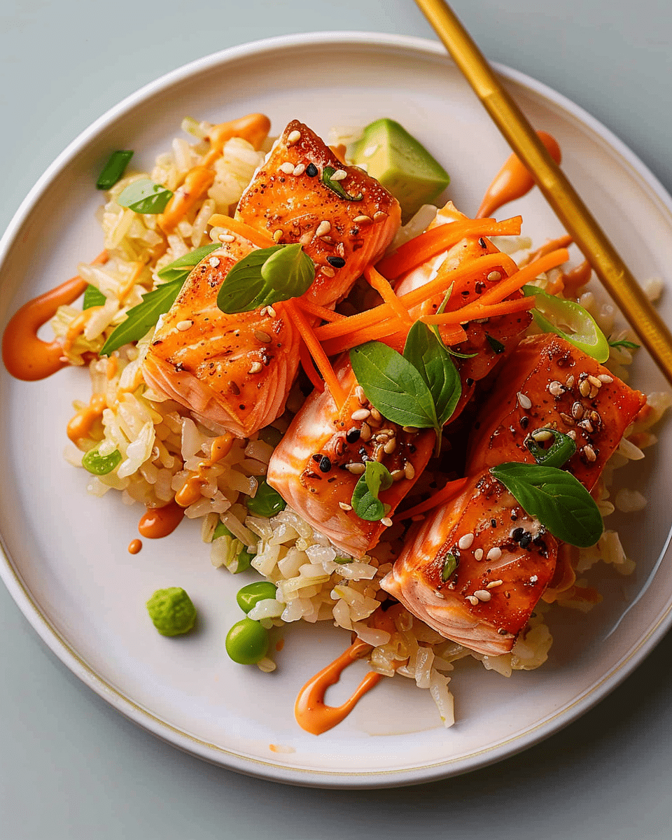 Salmon Crispy Rice