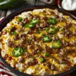 Sausage Jalapeño Popper Dip