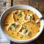 Thai Coconut Curry Dumpling Soup