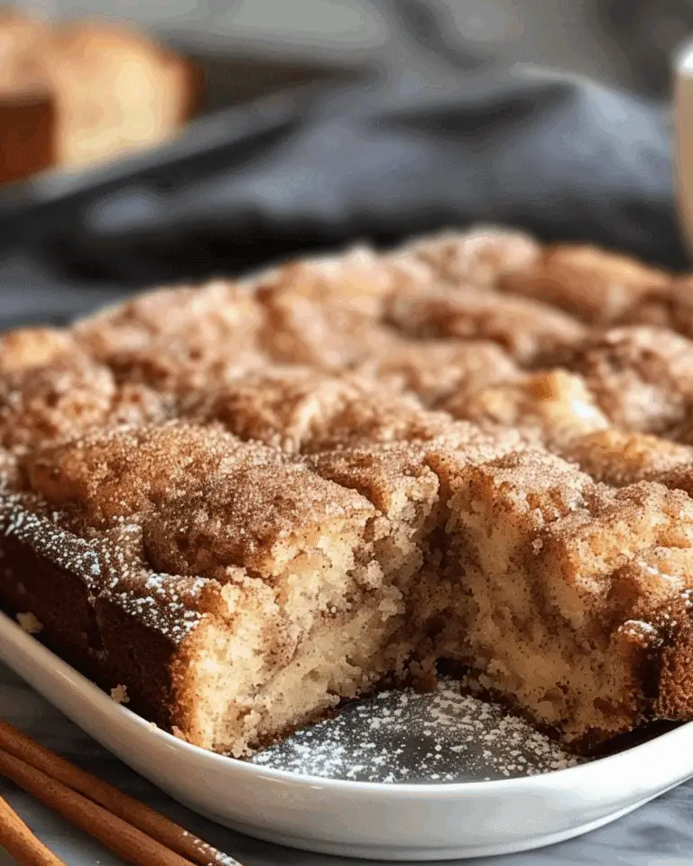 Amish Cinnamon Sugar Coffee Cake Recipe