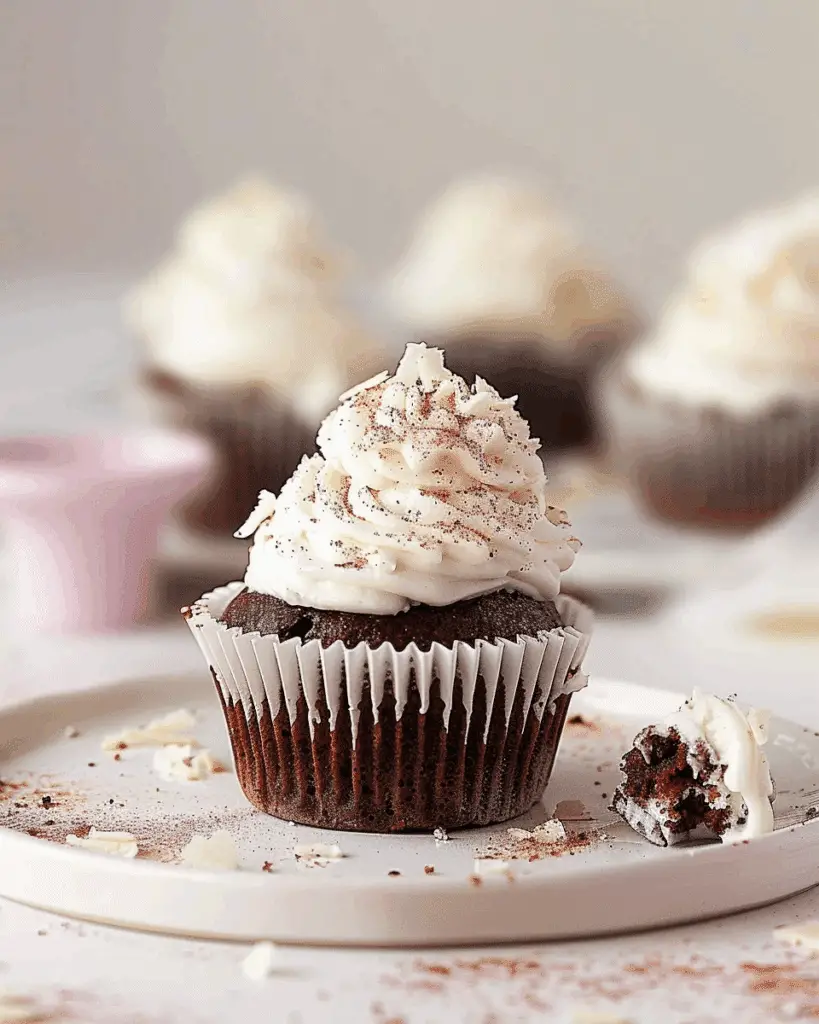 Cream-Filled Chocolate Cupcakes