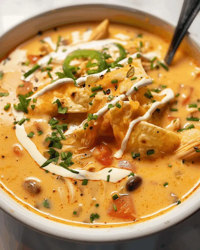 Creamy Chicken Tortilla Soup