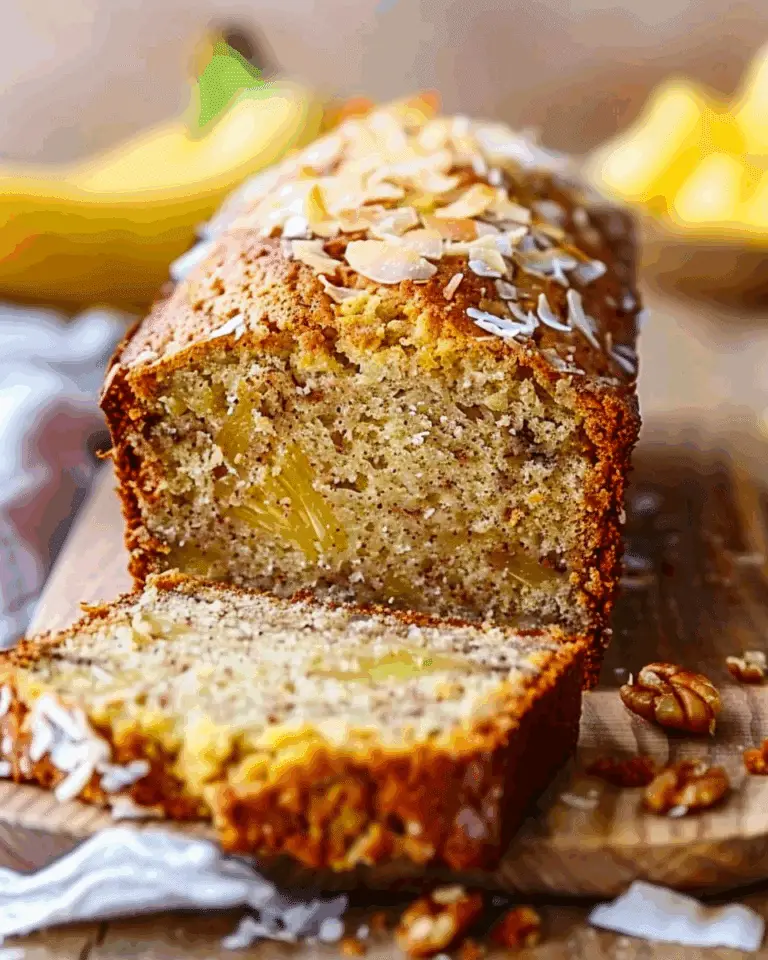 Best Hawaiian Banana Bread with Pineapple & Coconut