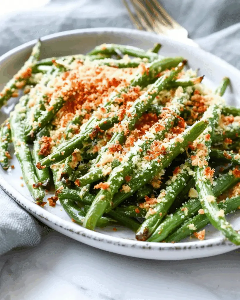 Roasted Parmesan Green Beans