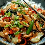 Chinese Chicken Cabbage Stir-Fry