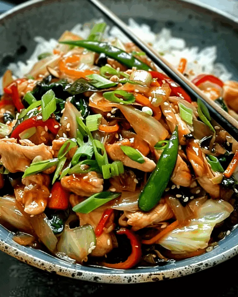 Chinese Chicken Cabbage Stir-Fry