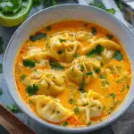 Delicious Curry Dumpling Soup